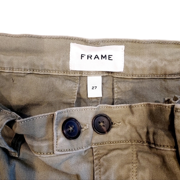 FRAME Le Beau Crop Chino Pants size 27 - Picture 4 of 10